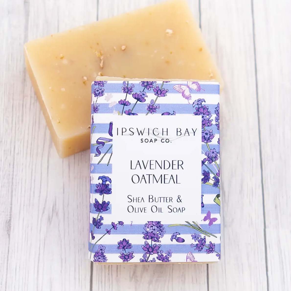 Ipswich Bay Soap Lavender Oatmeal Shea Butter & Olive Oil Soap