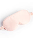 pink satin eye mask