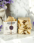 potager soap french lavender soap bar inside kadoo lavender spa gift box