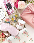 Bride to Be curated gift box, perfect for wedding party and bridal gift. Contain Bride's guide to glow, coco rose chocolate and more.