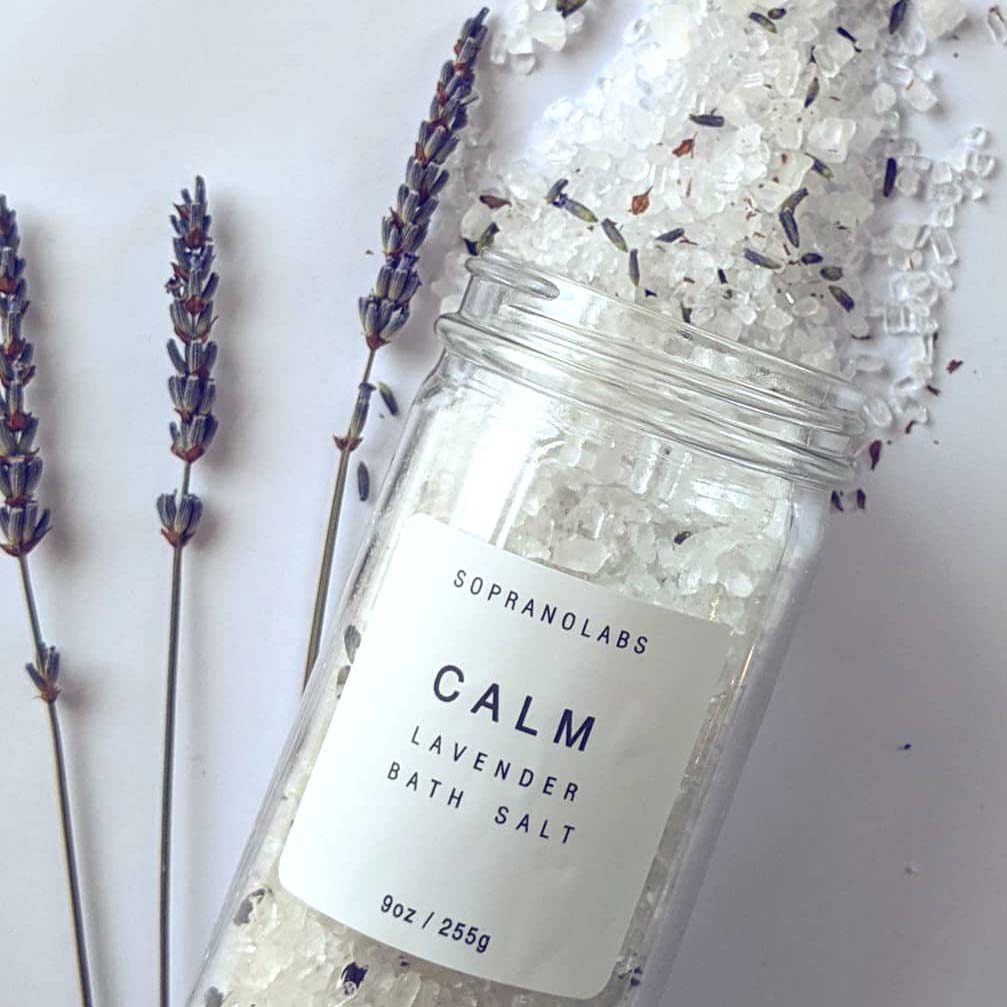 sopranolabs calm lavender bath salt