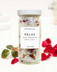 sopranolabs relax rose geranium bath salt