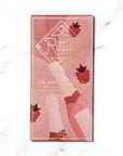 ritual chocolate après chocolate sparking wine infused 70% cacao pink packaging with raspberries 