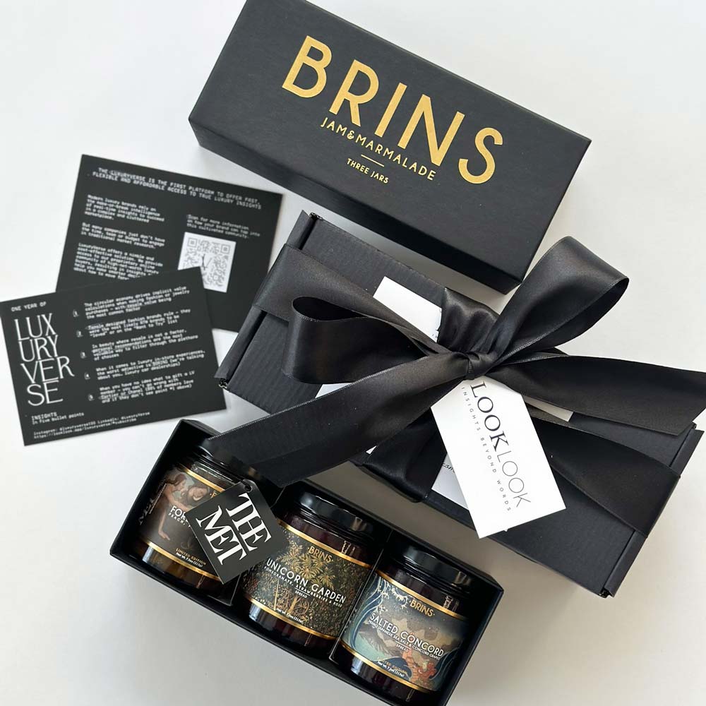 Look Look Holiday gift with THE MET jam collection by Brins