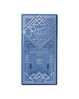 A single bar of Ritual Mid-Mountain Blend chocolate in its blue packaging, shown against a plain white background.