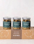 eleven madison home pistachio cherry holiday granola.