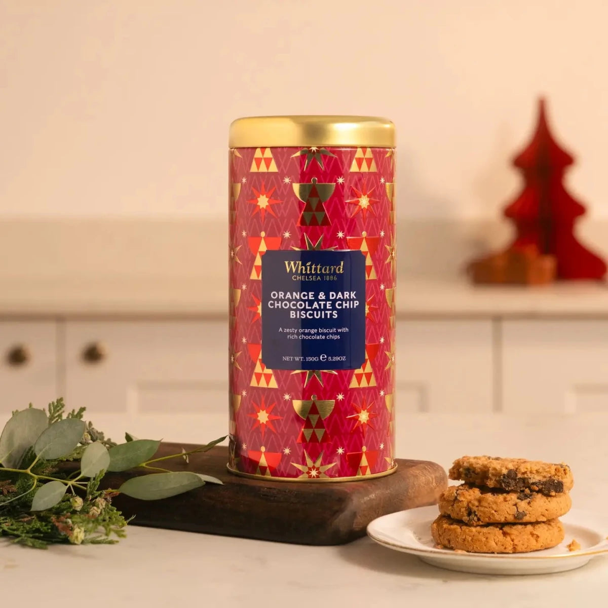 Whittard orange and dark chocolate biscuits 