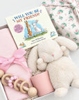 Curated Baby Girl Bunny Friend Gift Box - KADOO