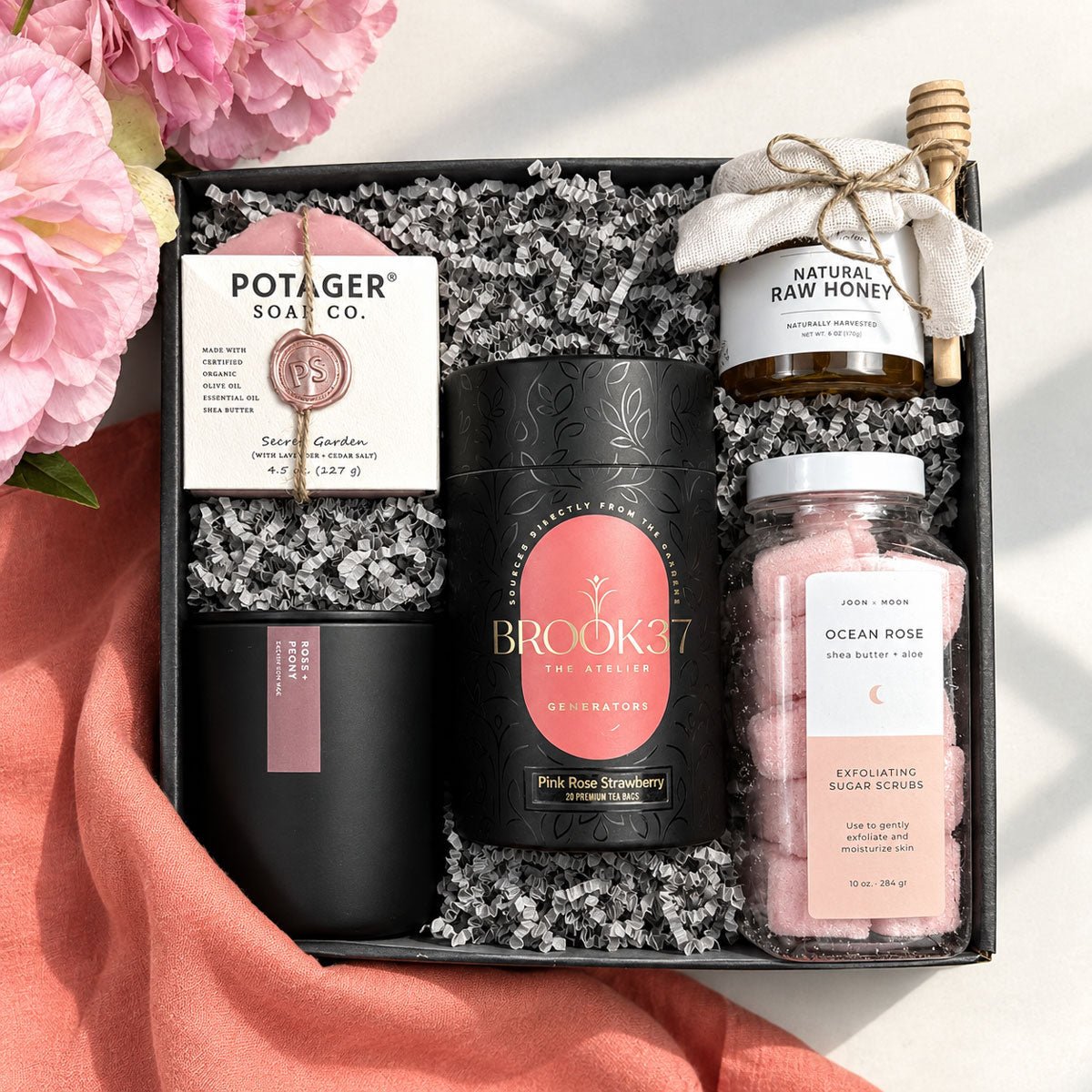Rose Garden Spa Curated Gift Box - KADOO