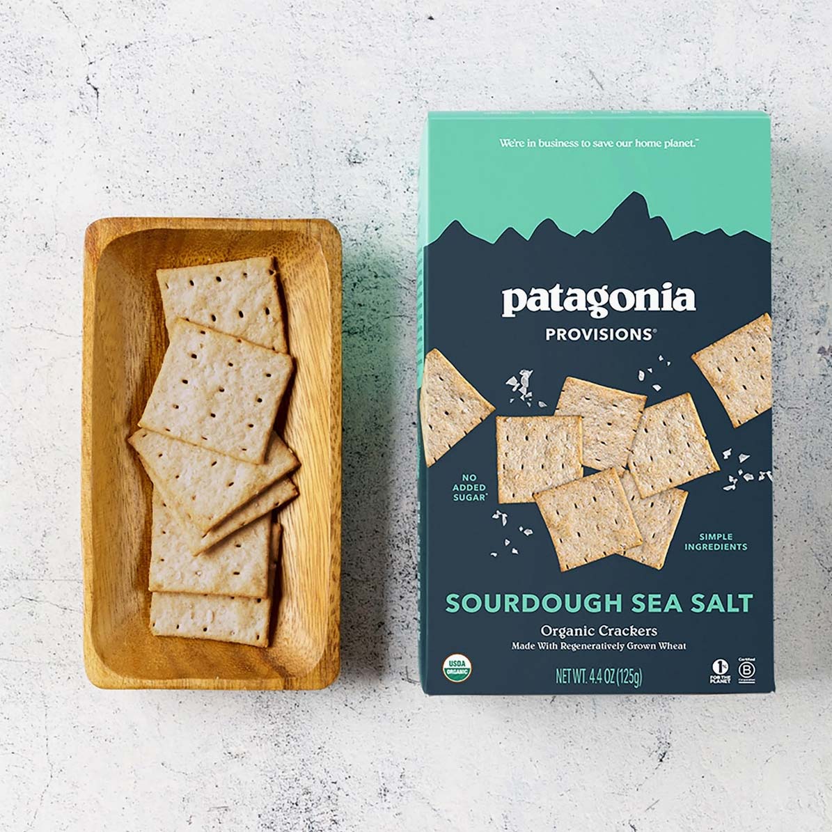 Patagonia Provisions Sourdough Sea Salt Organic Crackers