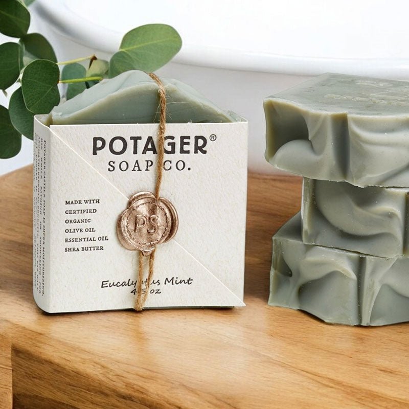 potager soap  bar eucalyptus mint 