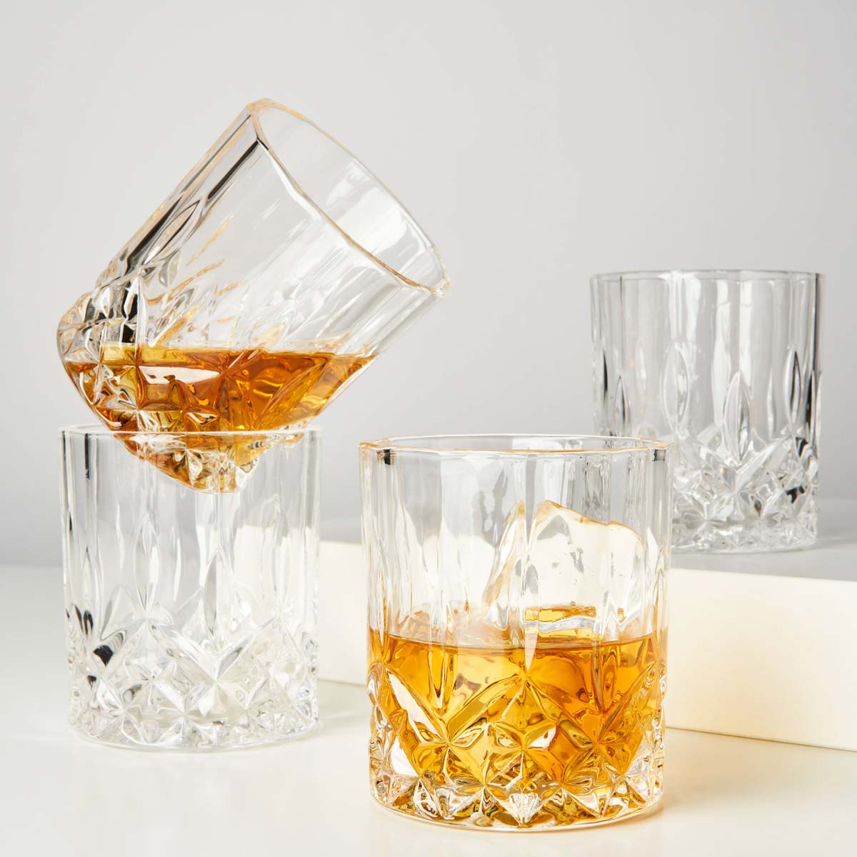 viski crystal tumblers