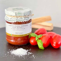 Anfosso Tomato and Basil Pasta Sauce in extra virgin olive oil. Made in Italy.