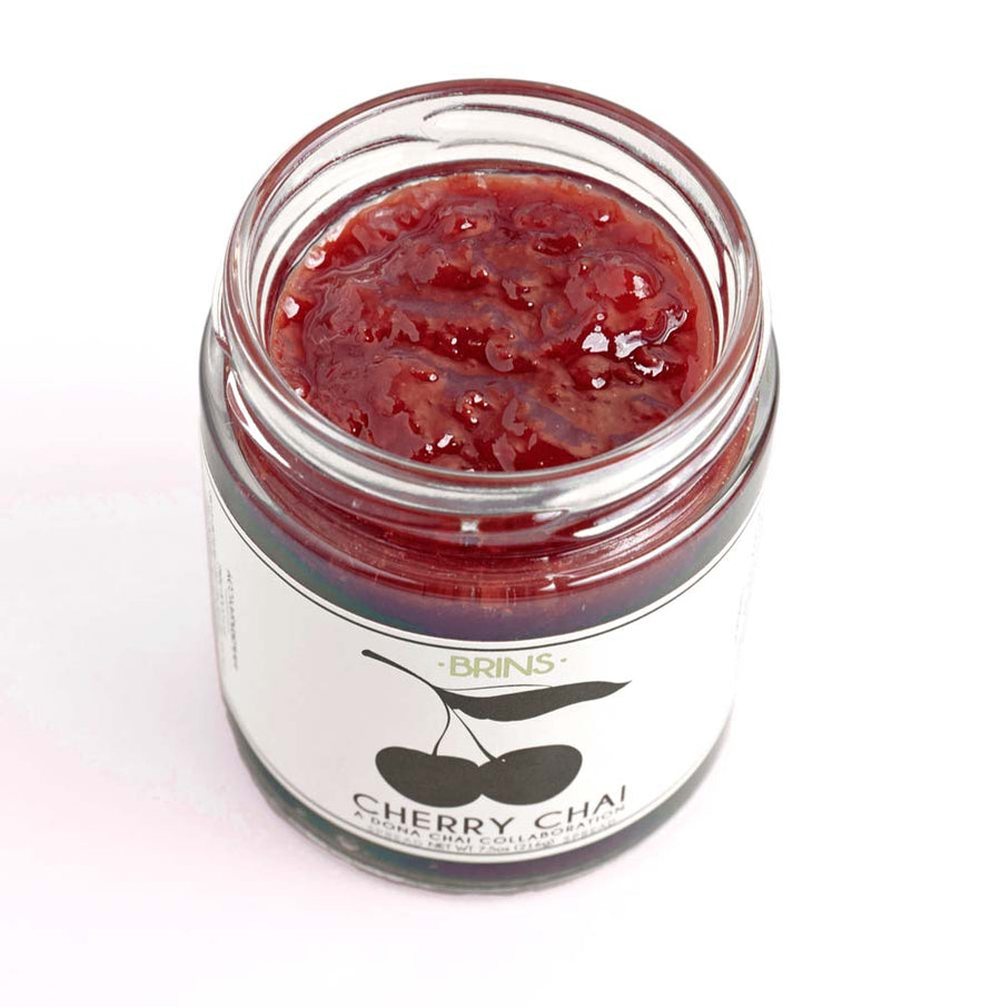 brins cherry chai jam/preserve. with collaboration with dona chai.