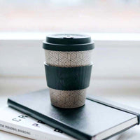 ecoffee cup reusable from bamboo. BPA free. sustainable gift.