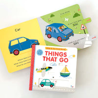 Things That Go Slide & See First Words Board Book