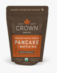Maple Crown organic maple sugar pancake and waffle mix.