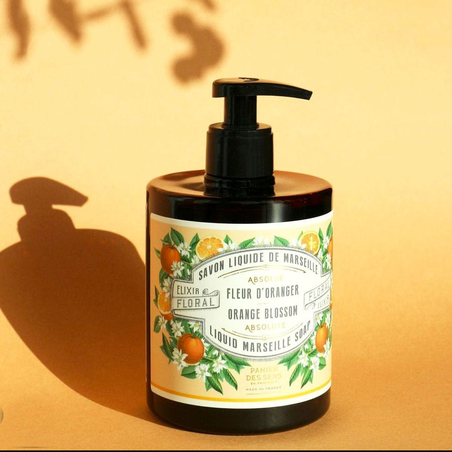 panier des sens orange blossom hand soap - savon liquide de marseille