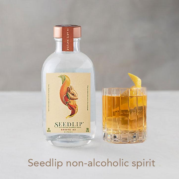 seedlip cocktail drinks. grove 42 citrus. non-alcoholic