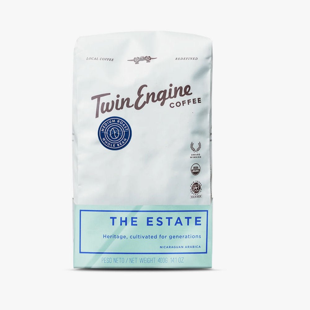 Twin Engine Coffee &quot;The Estate&quot;. Medium Roast - Ground Coffee.