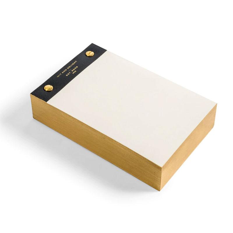wit and delight desk notepad. perfect for home office & work from home.